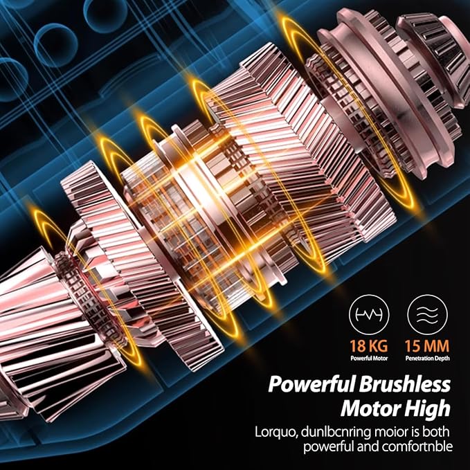 Powered by a brushless 18KG motor
